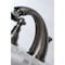 Kingston Brass Duchess Widespread Bathroom Faucet W/ Plastic Pop-Up, Black Stainless KB963AKL - alternate 3